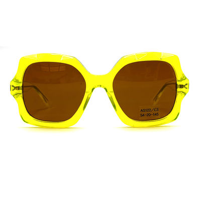 سعر جيد نظارات شمسية ذات إطار أسيتات ذات نمط عصري نموذج AS122 - CR 39 حماية UV بنسبة 100٪ ، مصنع ODM / OEM الانترنت