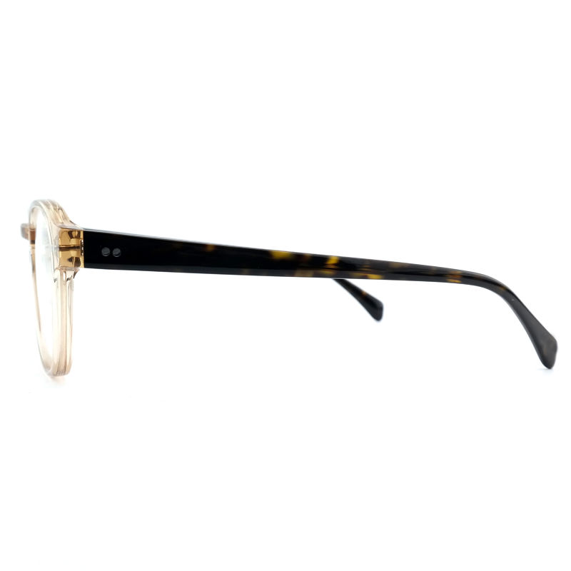 FP2616 الإطار البصري العصري من الأسيتيت Unisex Full Rim Round لون مخصص