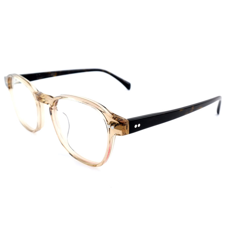 FP2616 الإطار البصري العصري من الأسيتيت Unisex Full Rim Round لون مخصص