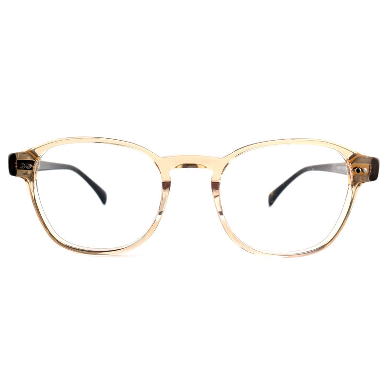 FP2616 الإطار البصري العصري من الأسيتيت Unisex Full Rim Round لون مخصص