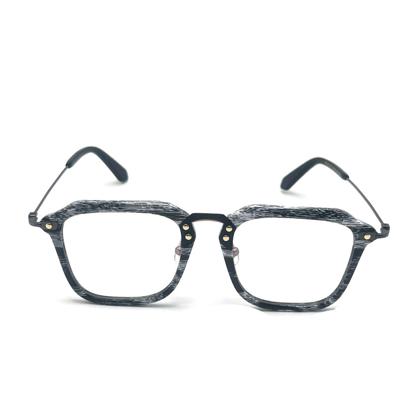 BD124 إطار مخصص لون أسيتيت إطارات معدنية مع 142mm طول المعبد
