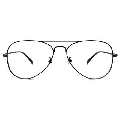 سعر جيد FM2569 Full Rim Optical Metal Frame طيار العينات الشكل غير المشترك النظارات النظارات الانترنت